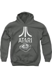 Молодежная толстовка с логотипом джойстика Atari Gildan, Charcoal
