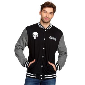 Punisher - Куртка Skull College черно-серая
