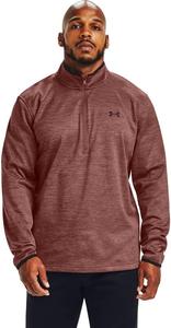 Мужская флисовая футболка Under Armour Armour с застежкой-молнией 1/2, Cinna Red (688)/Black