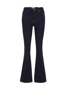 Расклешенные джинсы WE Fashion, темно-синий