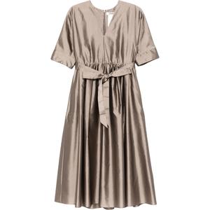Платье миди Viola 'S MAX MARA, серо-коричневый