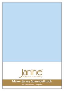 Простыня Джанин ДЖЕРСИ - 5002 200 Х 200 голубой Original Janine