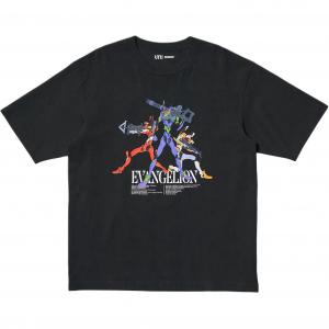 Футболка EVA Neon Genesis Evangelion Collaboration SS25 мужская UNIQLO, черный