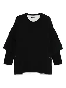 Многослойная футболка Undercover, черный