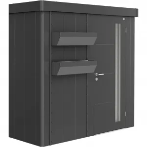 Цветочный ящик Biohort «Нео», ШxГxВ: 84x24x205 см, цвет dunkelgrau-metallic