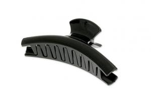 Большая черная блестящая заколка для волос Inna Marka