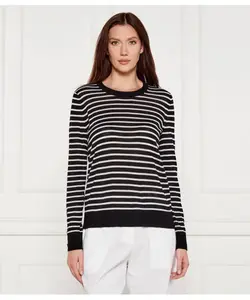 Шерстяной свитер Regular fit Michael Kors, черный