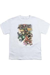 Футболка с коротким рукавом для детей Justice League of America Brightest Day #0 Gildan, белый