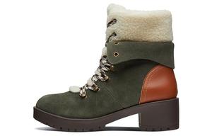 Ботильоны женские зеленые/белые/оранжевые Skechers