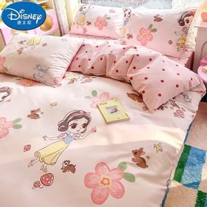 Disney Комплект постельного белья из 4 предметов (пододеяльник 200х230 см, 2 наволочки), детский, хлопок, цвет Snow White