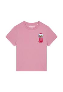 Футболка с принтом KAUGUMMIAUTOMAT watapparel, розовый