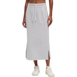 Повседневная длинная юбка Women's Mixed Color Core Super Light Gray Lululemon, светло-серый