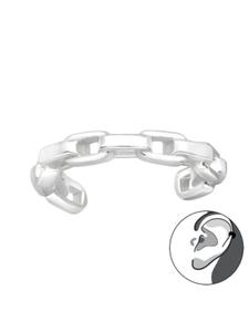 Alexander York Цепочка для сережек-каффов из серебра 925 пробы