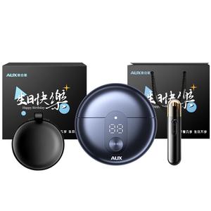 Электрическая бритва AS288 Rotary Shaver, нержавеющая сталь, двойное лезвие, полностью моющаяся, миниатюрная, портативная AUX