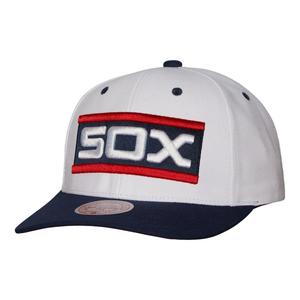 Мужская кепка Mitchell & Ness White Chicago White Sox Cooperstown Collection Pro Crown Snapback