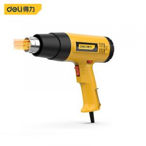 Deli бесступенчатая регулируемая температура, фен, промышленный электрический фен, цилиндр с горячим воздухом, автомобильный пистолет для выпечки пленки, пистолет для сушки термоусадочной пленки 1600 Вт DL5318