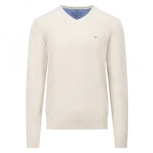Свитер Fynch Hatton 1413211 v neck, бежевый