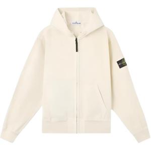 Хлопковый худи STONE ISLAND, айвори