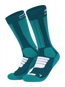 Alpenwert Носки до колена 'Skisocken Merino' в синем цвете