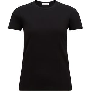 Футболка с логотипом на заплатке Moncler, черный