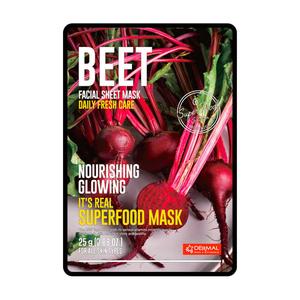 DERMAL It's Real Маска с ЭКСТРАКТОМ СВЕКЛЫ, 25 г