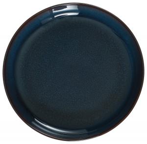 Like.Villeroy & Boch Суповая тарелка, темно-синий фарфор, ручной работы