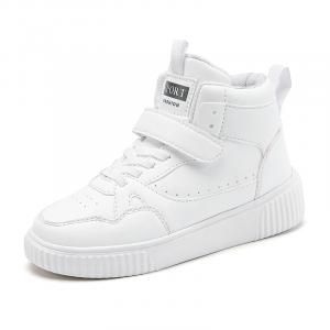 Износостойкие легкие амортизирующие дышащие противоскользящие детские скейтборд кроссовки Wooden Rabbit, белый