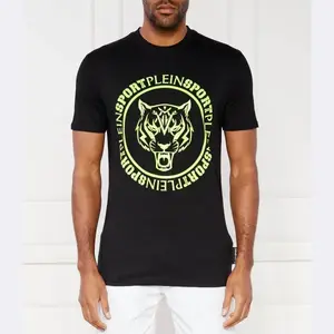 Футболка стандартного кроя Tiger Plein Sport, черный