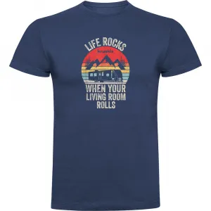 Футболка с коротким рукавом Kruskis Life Rocks, синий
