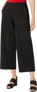 Брюки Eileen Fisher Petite Wide Ankle Pants, черный
