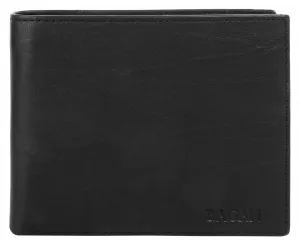 Кошелек Bagan, натуральная кожа, черный