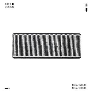 Saipos Ковер 45х120 см для кухни/спальни нескользящий, влаговпитывающий, маслостойкий, легко чистится, в современном минималистичном дизайне