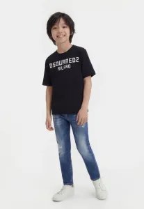 Футболка унисекс с принтом и свободным кроем Dsquared2, Black