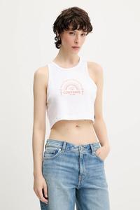 Хлопковая майка Converse, белый