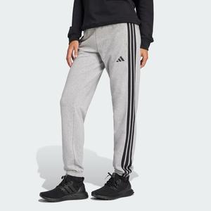 ADIDAS Брюки Essentials с тремя полосками и манжетами из французского трикотажа