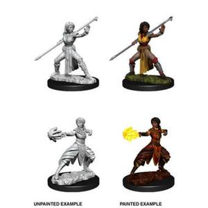 Миниатюра Dungeons & Dragons: Nolzur's Marvelous Unpainted Miniatures: Female Half-Elf Monk