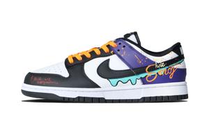 Nike Кроссовки для скейтбординга Dunk Lava Flow устойчивые к истиранию низкие unisex purple