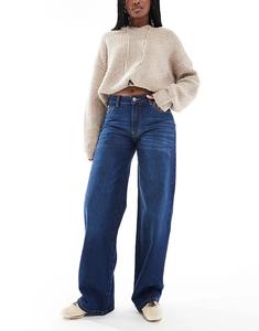 Джинсы бойфренда Daisy Street с низкой посадкой цвета «луна-синий»