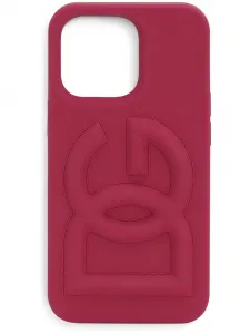 Чехол для телефона с тисненым логотипом Dolce & Gabbana, красный