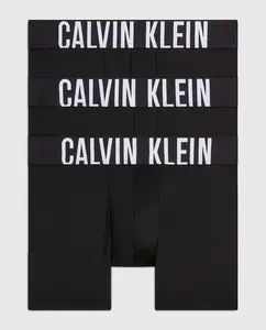 Набор из 3 длинных трусов-боксеров - Intense Power Calvin Klein, черный