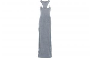 Невидимые бретели рифленое макси-платье Y/Project, светло-голубой