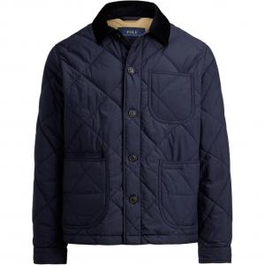 Куртка с воротником из стеганого вельвета Polo Ralph Lauren, marine синий