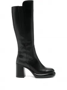 Ботильоны на блочном каблуке 90 мм Progetto, черный