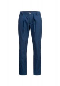 Брюки из ткани, льняные брюки, стандартного кроя Rock Creek, темно-синий