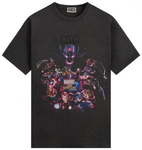 Винтажная футболка Kith x Marvel Vs. Capcom Infinite, черный