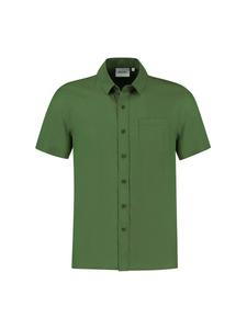 Рубашка на пуговицах классического кроя Shiwi Ethan, зеленый