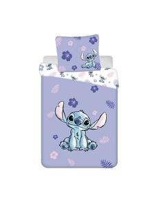 Комплект постельного белья Лило и Стич из хлопка - 160 x 200 см + 70 x 80 см, фиолетовый Lilo & Stitch