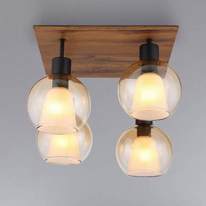 Потолочный светильник Globo Lighting Barry Typ F, цветное стекло/железо - 4 лампы