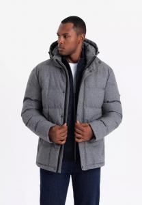 Куртка Ombre Lightweight With Mesh Lining And Hood, серый