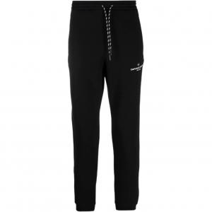 EMPORIO ARMANI Трикотажные спортивные штаны мужские черные